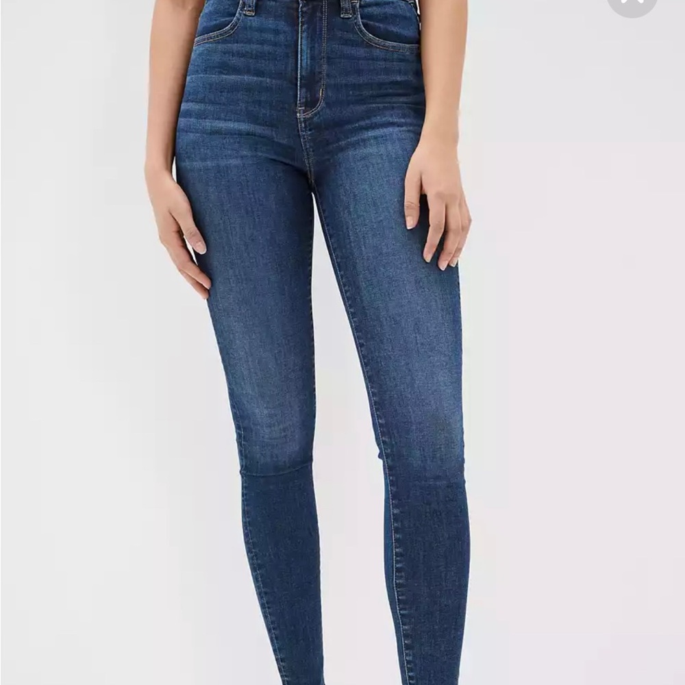 6 long American eagle jeggings